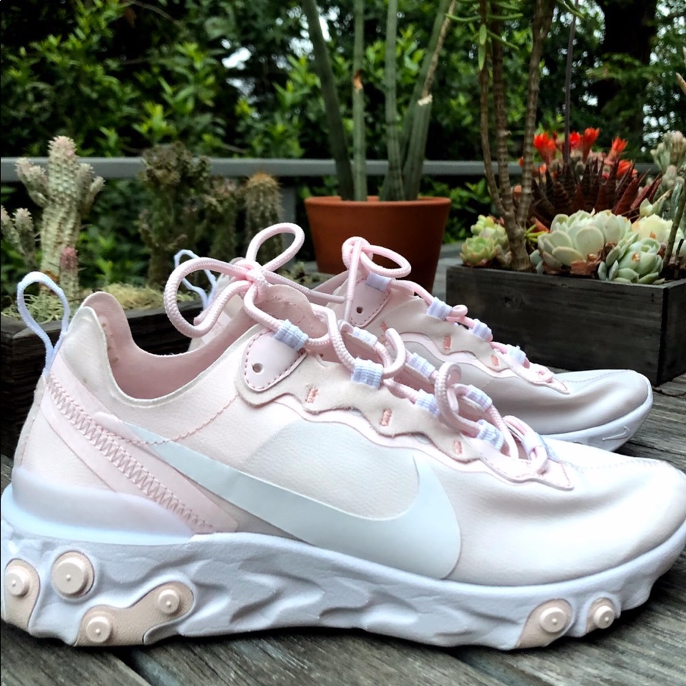 Pink Nike React Element 55 size 7.5